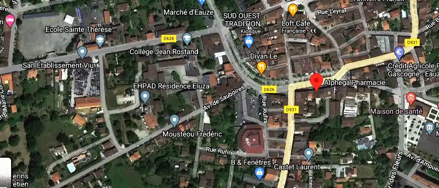 Horaire pharmacie de garde à Eauze