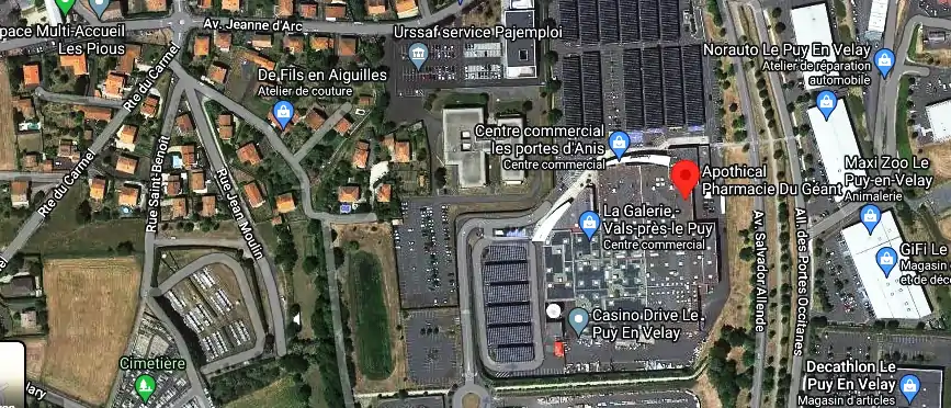 Horaire pharmacie de garde à Vals-près-le-Puy