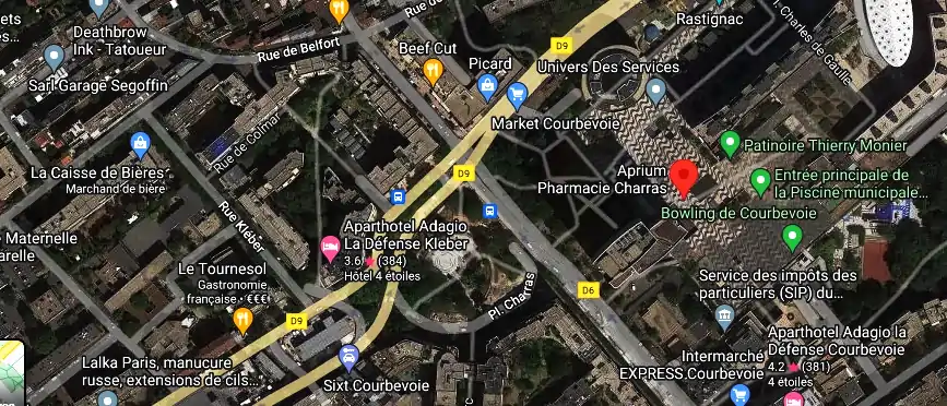 Horaire pharmacie de garde à Courbevoie