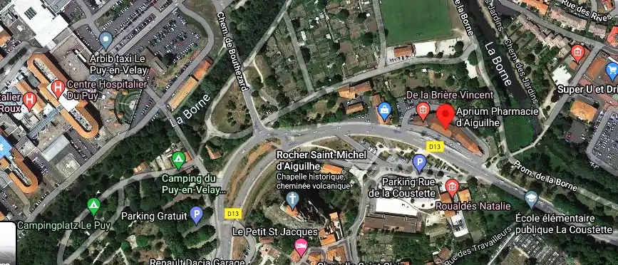 Horaire pharmacie de garde à Aiguilhe