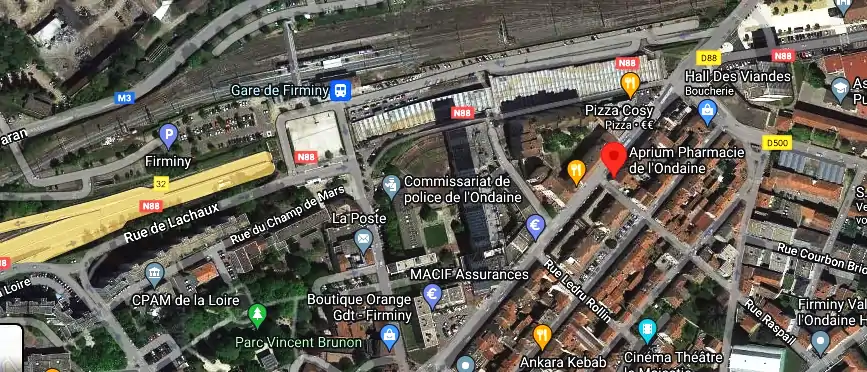 Horaire pharmacie de garde à Firminy