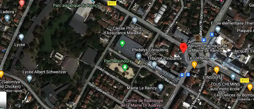Horaire pharmacie de garde à Le Raincy
