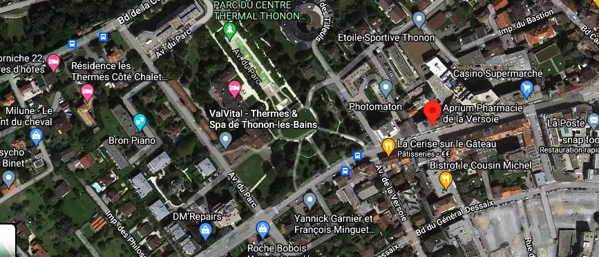 Horaire pharmacie de garde à Thonon-les-Bains