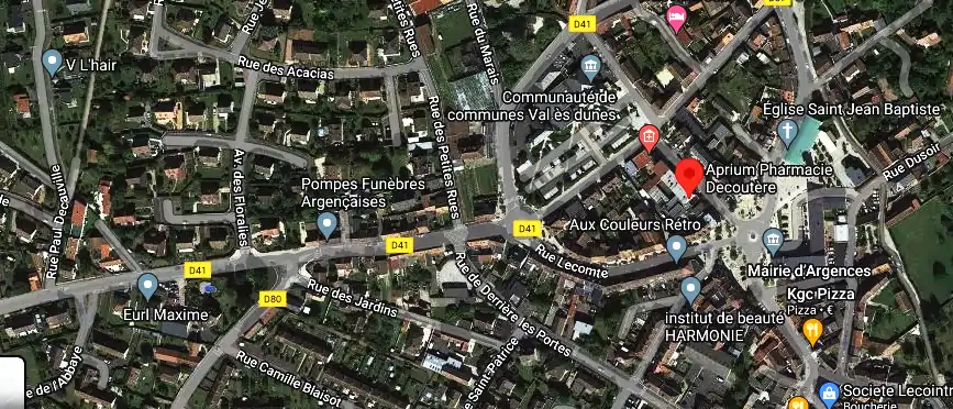 Horaire pharmacie de garde à Argences