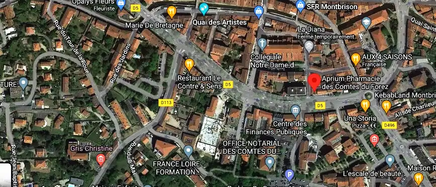Horaire pharmacie de garde à Montbrison
