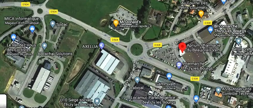 Horaire pharmacie de garde à Thizy-les-Bourgs
