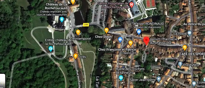 Horaire pharmacie de garde à La Rochefoucauld-en-Angoumois