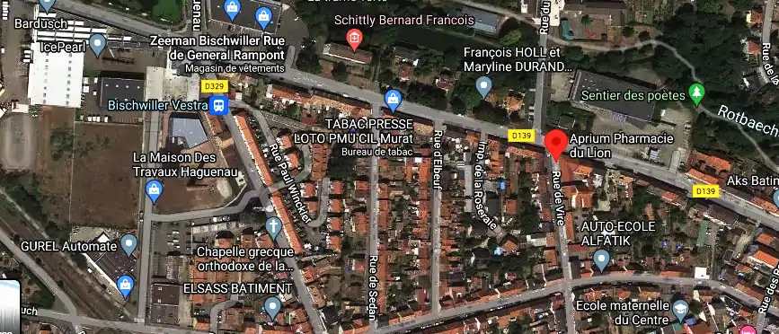 Horaire pharmacie de garde à Bischwiller