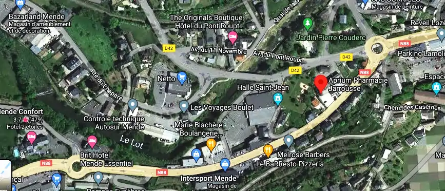 Horaire pharmacie de garde à Mende
