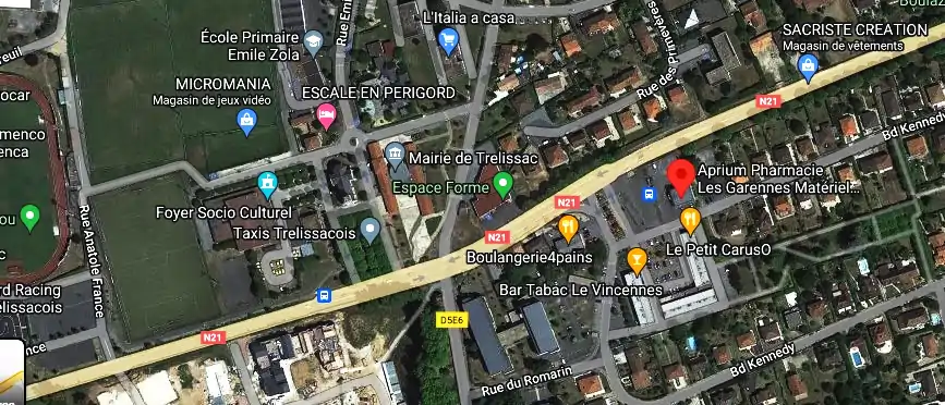 Horaire pharmacie de garde à Trélissac