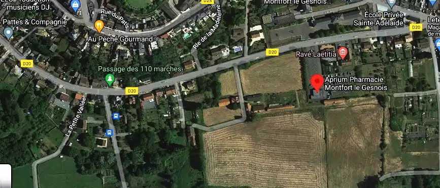 Horaire pharmacie de garde à Montfort-le-Gesnois