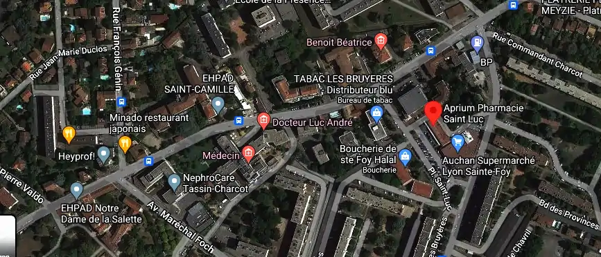 Horaire pharmacie de garde à Sainte-Foy-lès-Lyon