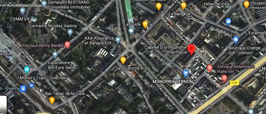 Horaire pharmacie de garde à 27200 Vernon