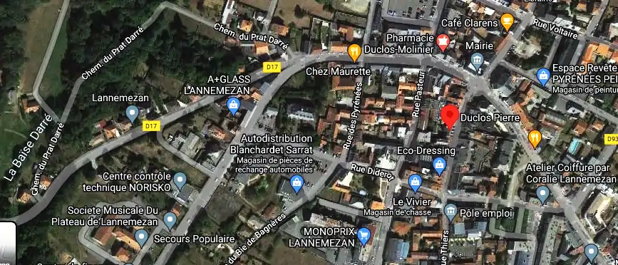 Horaire pharmacie de garde à Lannemezan