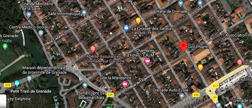 Horaire pharmacie de garde à Grenade
