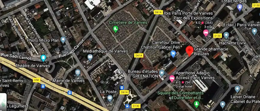 Horaire pharmacie de garde à Vanves