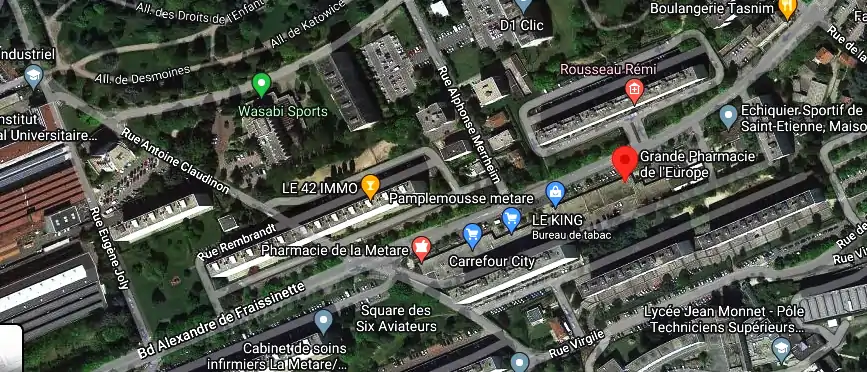 Horaire pharmacie de garde à Saint-Étienne