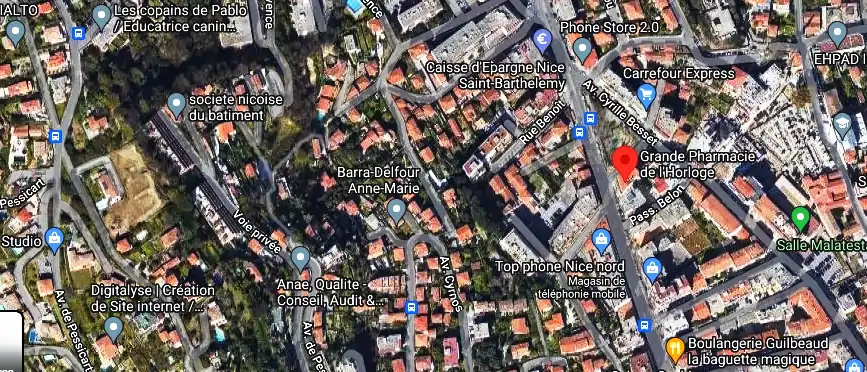 Grande Pharmacie de l&rsquo;Horloge à Nice