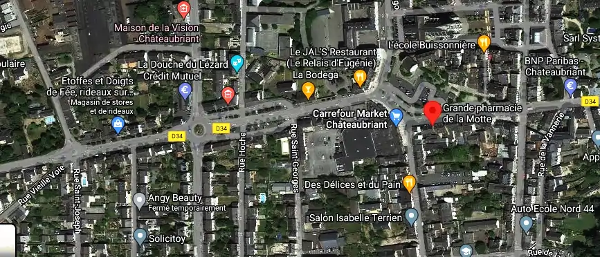 Horaire pharmacie de garde à Châteaubriant