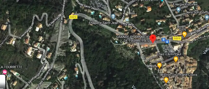 Horaire pharmacie de garde à Tourrettes-sur-Loup