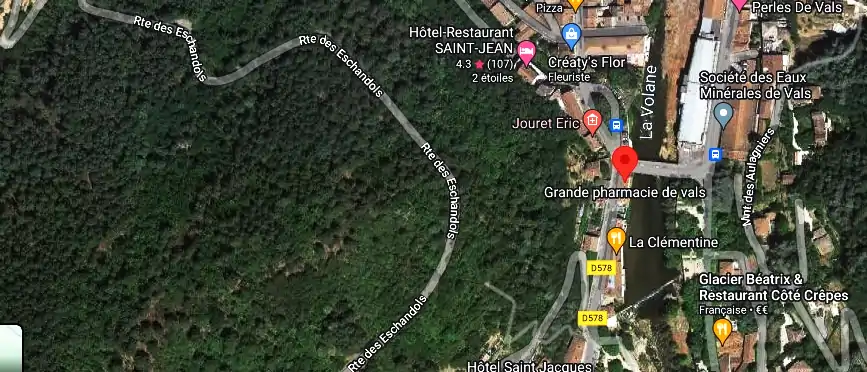 Horaire pharmacie de garde à Vals-les-Bains