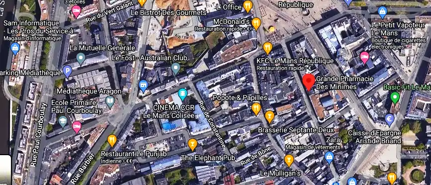 Horaire pharmacie de garde à Le Mans