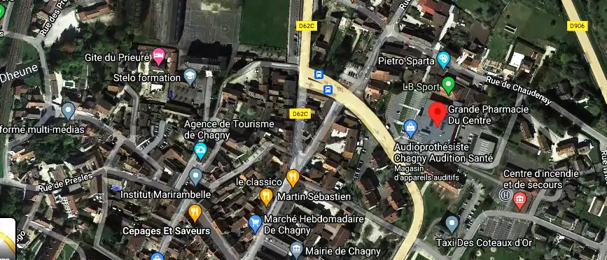 Horaire pharmacie de garde à Chagny