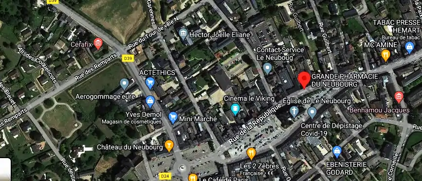 Horaire pharmacie de garde à Le Neubourg
