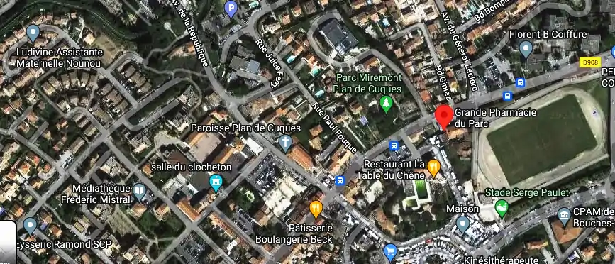 Horaire pharmacie de garde à Plan-de-Cuques