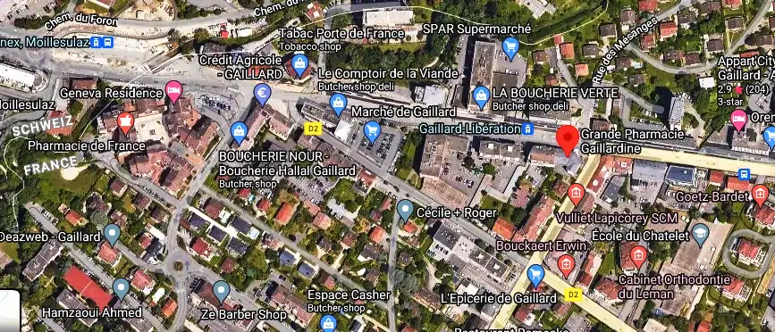 Horaire pharmacie de garde à Gaillard