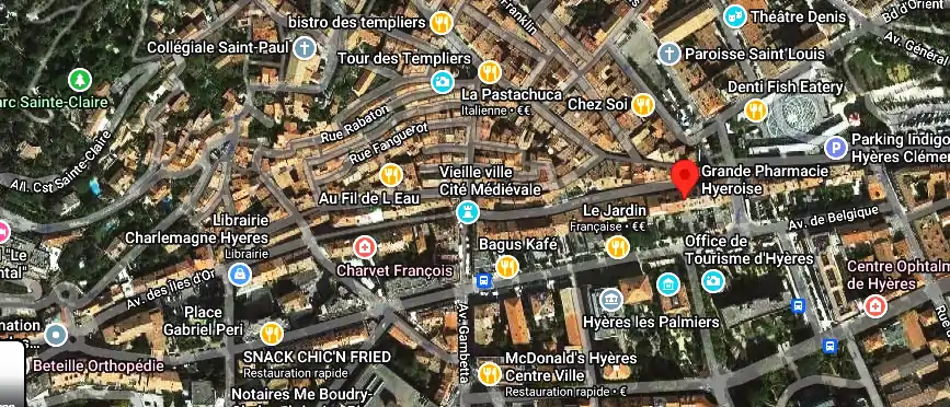 Horaire pharmacie de garde à Hyères