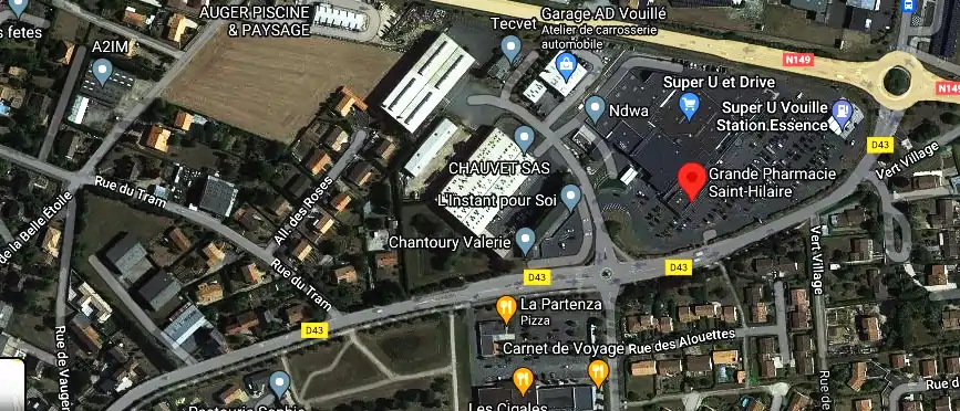 Horaire pharmacie de garde à Vouillé