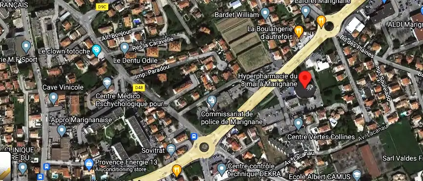 Horaire pharmacie de garde à Marignane
