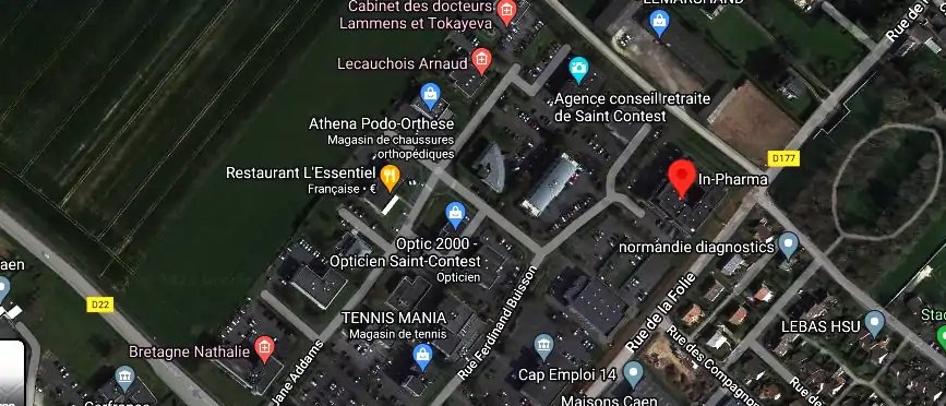 Horaire pharmacie de garde à Saint-Contest