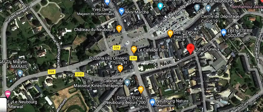 Horaire pharmacie de garde à Le Neubourg
