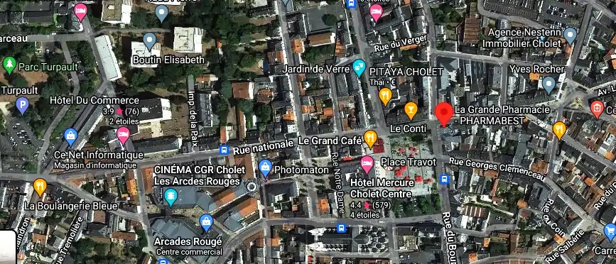 Horaire pharmacie de garde à Cholet