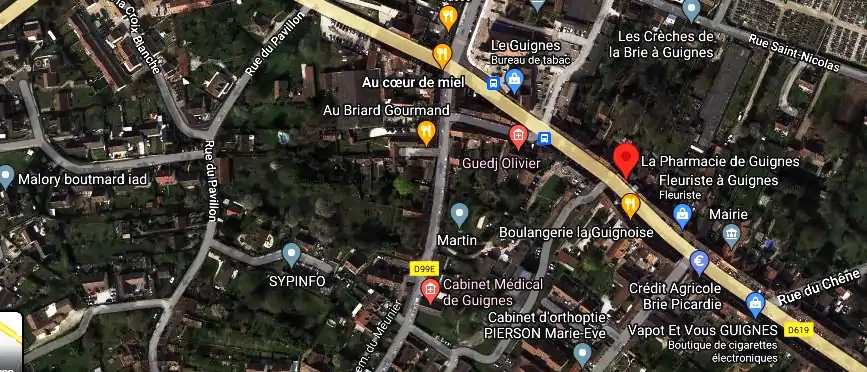 Horaire pharmacie de garde à Guignes