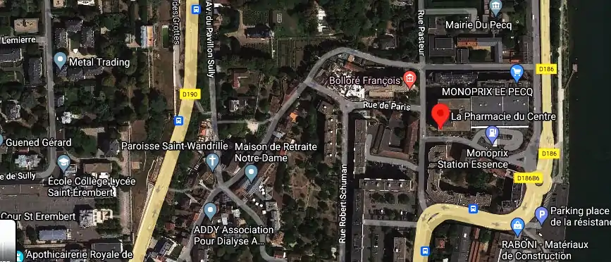 Horaire pharmacie de garde à Le Pecq