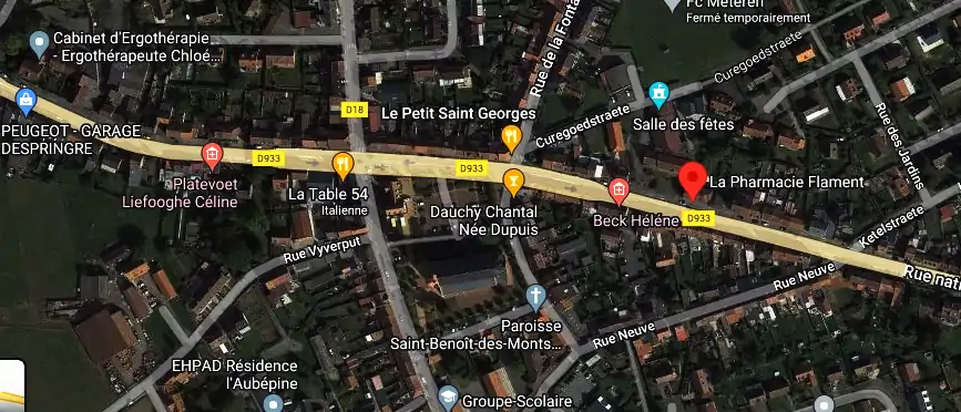 Horaire pharmacie de garde à Méteren