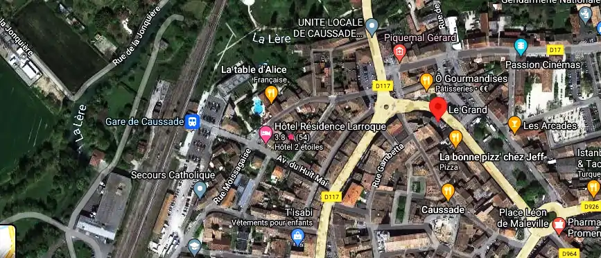 Horaire pharmacie de garde à Caussade