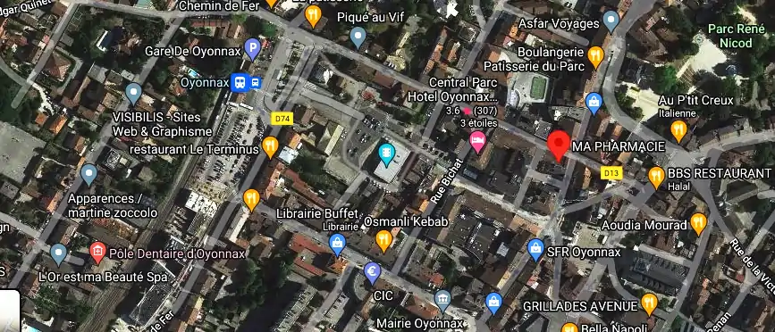 Horaire pharmacie de garde à Oyonnax